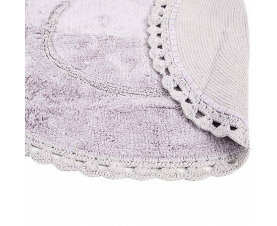 Коврик Irya Cathy mor сиреневый 100x100 (svt-2000022244633), Цвет: сиреневый, Размер: Ø100, изображение 2