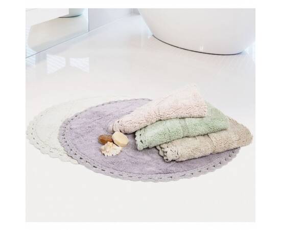 Коврик Irya Cathy mor сиреневый 100x100 (svt-2000022244633), Цвет: сиреневый, Размер: Ø100, изображение 3