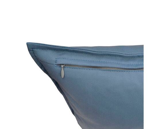 Наволочка декоративна 45х45 Сіро-блакитна Прованс (015111), Колір: блакитний, Тип: наволочки, Розмір: 42x42, зображення 2