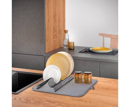 Сушилка для посуды с ковриком DRY-TEX LAVA METALTEX (321680)
