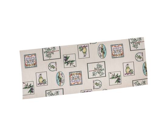 Наперон гобеленовий 45х140 (EDEN057-45) LiMaSo, Тип: дорожки (раннеры), Цвет: зеленый, Форма скатерти: прямоугольная, Размер: 45x140, изображение 2