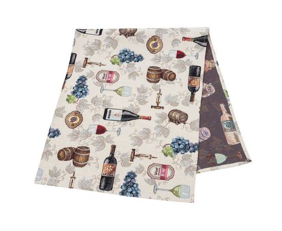 Наперон гобеленовий 45х140 (EDEN914-45) LiMaSo, Тип: дорожки (раннеры), Цвет: коричневый, Форма скатерти: прямоугольная, Размер: 45x140, изображение 2