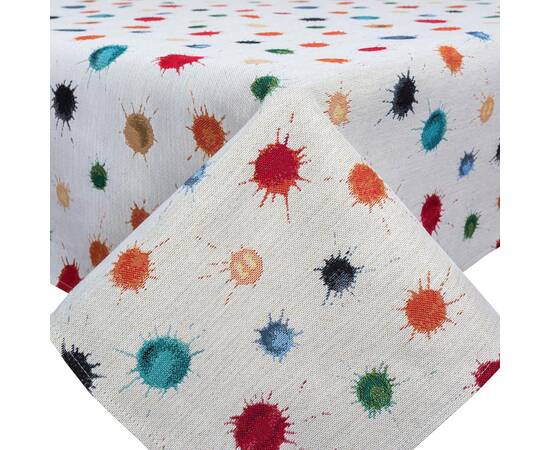 Скатертина гобеленова O200 (EDEN850B-200D) LiMaSo, Тип: скатерти, Цвет: оранжевый, Форма скатерти: круглая, Размер: Ø200, изображение 2