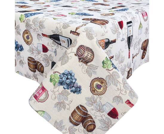 Скатертина гобеленова O140 (EDEN914-140D) LiMaSo, Тип: скатерти, Цвет: коричневый, Форма скатерти: круглая, Размер: Ø140, изображение 2