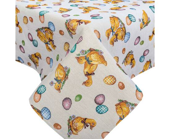 Скатертина гобеленова 137х280 (LIMA028-280) LiMaSo, Тип: скатерти, Цвет: желтый, Форма скатерти: прямоугольная, Размер: 137x280, изображение 2