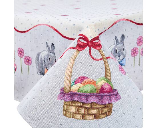 Скатертина гобеленова 137х137 (RUNNER647-137) LiMaSo, Тип: скатертини, Основний колір: червоний, Форма скатертини: квадратна, Розмір: 137x137, зображення 2