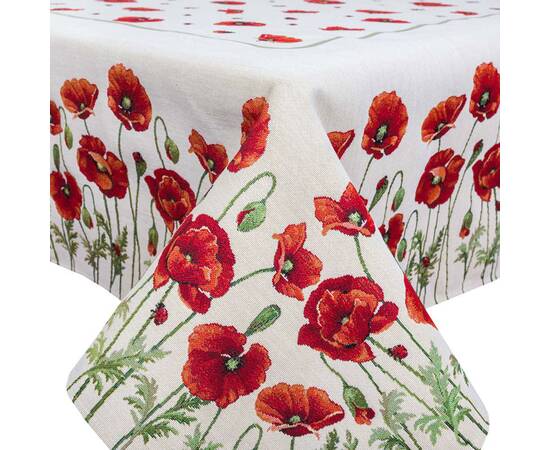 Скатертина гобеленова 137х240 (RUNNER759-240) LiMaSo, Тип: скатерти, Цвет: красный, Форма скатерти: прямоугольная, Размер: 137x240, изображение 2