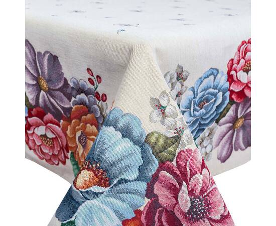 Скатертина гобеленова 97х100 (RUNNER863-100) LiMaSo, Тип: скатерти, Цвет: сиреневый, Форма скатерти: квадратная, Размер: 97x100, изображение 2