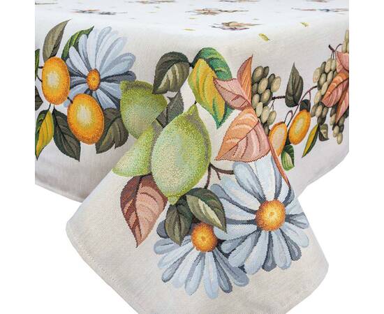 Скатертина гобеленова 137х137 (RUNNER LIMA020-137) LiMaSo, Тип: скатерти, Цвет: зеленый, Форма скатерти: квадратная, Размер: 137x137, изображение 2