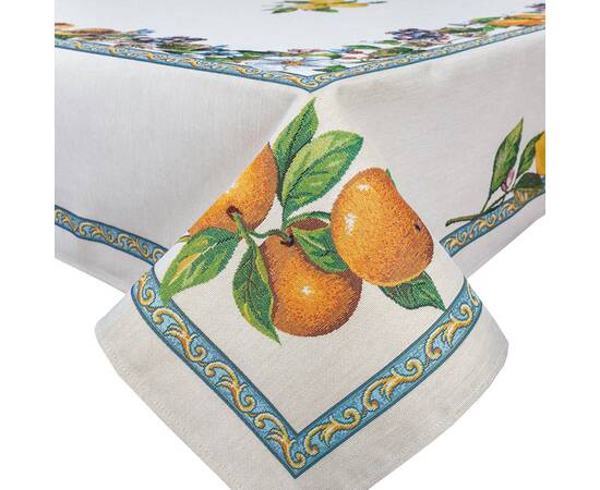 Скатертина гобеленова 137х137 (RUNNER LIMA022-137) LiMaSo, Тип: скатерти, Цвет: желтый, Форма скатерти: квадратная, Размер: 137x137, изображение 2