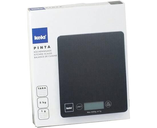 Весы кухонные KELA Pinta, черные (15741)