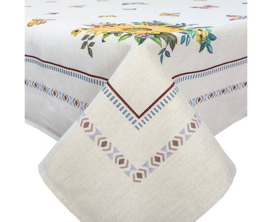 Скатертина гобеленова 137х180 (LIMA013-180) LiMaSo, Тип: скатерти, Цвет: желтый, Форма скатерти: прямоугольная, Размер: 137x180, изображение 2