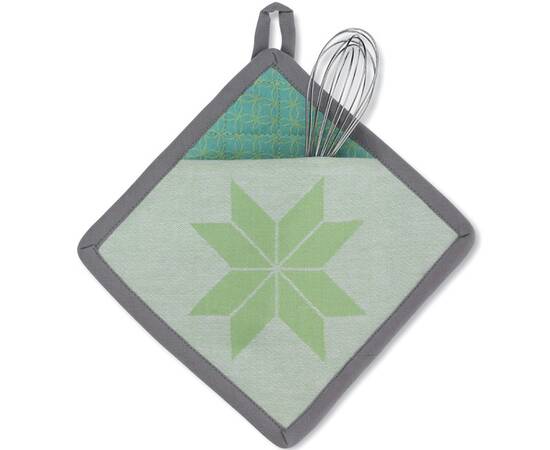 Прихватка KELA Carla Blume зелений візерунок 20х20 см (12270), зображення 3