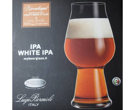 Бокал Birrateque, для пива, 540 мл (2 шт./уп.) Luigi Bormioli (11825/02)