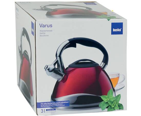 Чайник KELA Varus красный 3 л (11658)