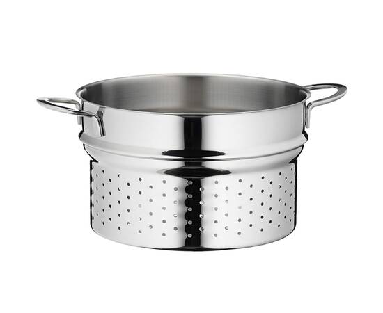 Каструля для пасти KELA Cailin, 24 см, 5,8 л (10991), Тип: каструля для пасти, Об'єм: 5,8 л, Колір: срібний, зображення 4