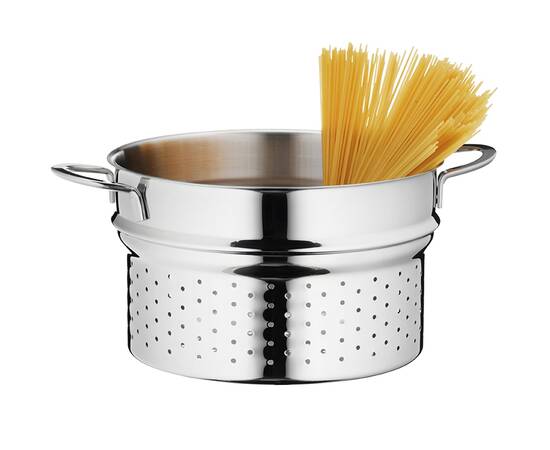 Каструля для пасти KELA Cailin, 24 см, 5,8 л (10991), Тип: каструля для пасти, Об'єм: 5,8 л, Колір: срібний, зображення 5