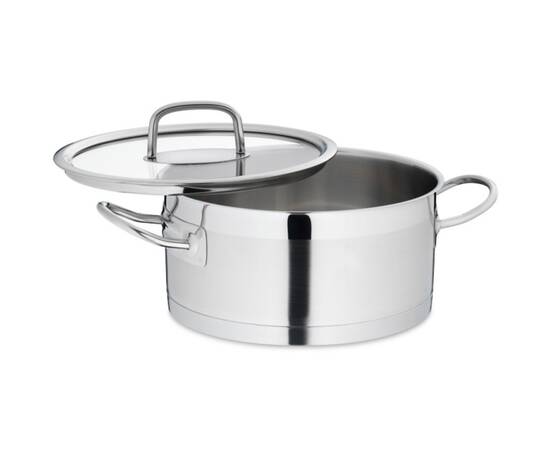 Каструля з кришкою KELA Niklas, 20 см, 2,4 л (12201), Тип: каструля, Об'єм: 2,4 л, Колір: срібний, зображення 3