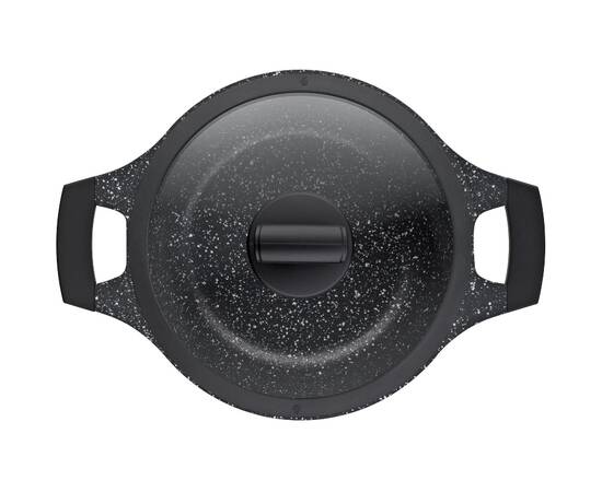 Каструля з кришкою KELA Stella Nova, 24 см, 3,5 л (12219), Тип: каструля, Об'єм: 3,5 л, Колір: чорний, зображення 2