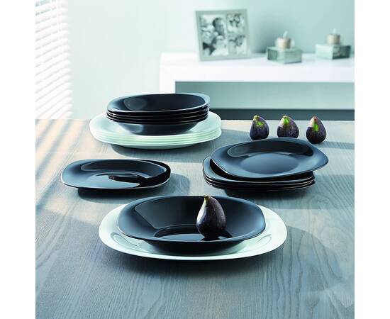 Тарілка Luminarc CARINE black 260 мм обідня (L9817), зображення 2