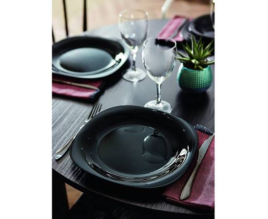 Тарілка Luminarc CARINE black 210 мм супова (L9818), зображення 3