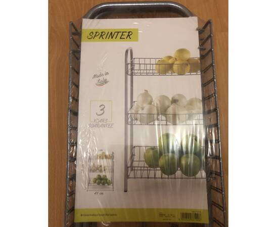 Этажерка 3-х уровневая 58х41х23 см METALTEX (938100)