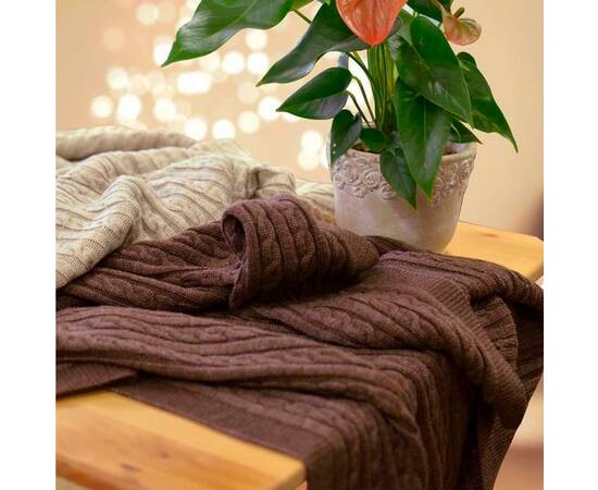 Плед 220х240 SOFT Коси Лате (076) Прованс (013907), Основний колір: бежевий, Розмір: 220x240, зображення 2