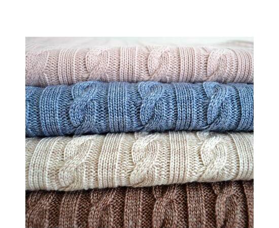 Плед 220х240 SOFT Коси Пудра (150) Прованс (013908), Основний колір: рожевий, Розмір: 220x240, зображення 3