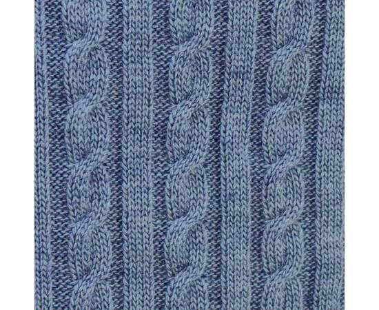 Плед 220х240 SOFT Коси синій меланж (020) Прованс (013910), Основний колір: синій, Розмір: 220x240, зображення 2