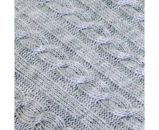 Плед 220х240 SOFT Коси Сірий (003) Прованс (013970), Основний колір: сірий, Розмір: 220x240, зображення 2