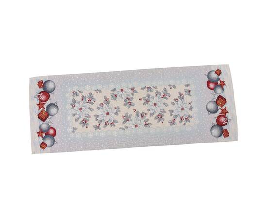 Гобеленова доріжка на стіл 45х140 LiMaSo (RUNNER904-45), Тип: дорожки (раннеры), Цвет: голубой, Форма скатерти: прямоугольная, Размер: 45x140, изображение 2