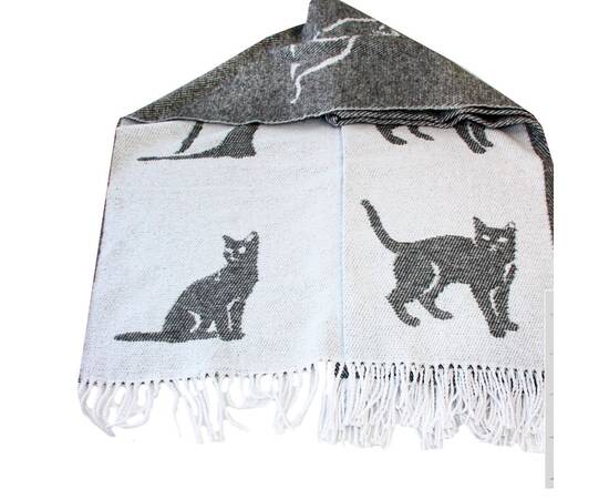 Плед LightHouse CATS 140х200 сірий (52099), Основний колір: сірий, Розмір: 140x200, зображення 2