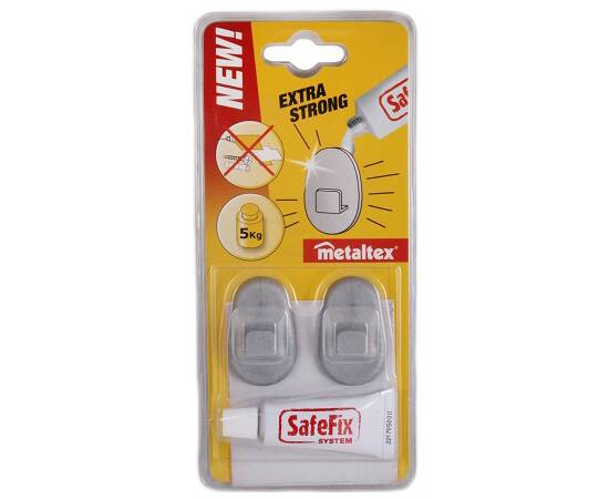 Набір гачків 2шт + клей нейлон METALTEX (404992), зображення 2