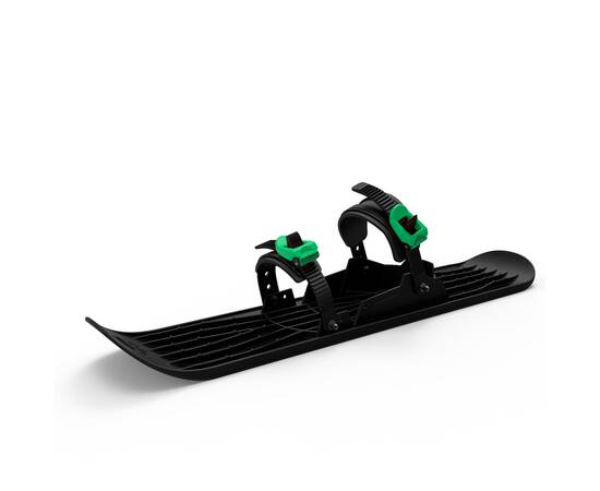 Монолижа Plastkon OneFoot Miniski чорна із зеленим (4110416104), зображення 2