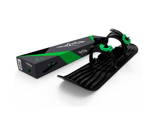 Монолижа Plastkon OneFoot Miniski чорна із зеленим (4110416104), зображення 5