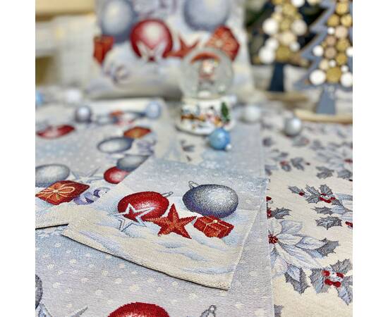 Серветка-підкладка під тарілку 17х18 LiMaSo (RUNNER904-17), Тип: сеты и подтарельники, Цвет: голубой, Форма скатерти: прямоугольная, Размер: 17x18, изображение 2