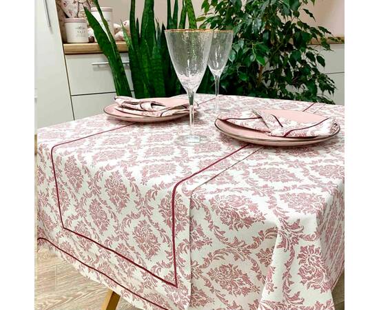 Доріжка Avantime Версаль Бордо 40х140 Прованс (017307), Тип: доріжки (раннери), Основний колір: бордовий, Форма скатертини: прямокутна, Розмір: 40x140, зображення 2