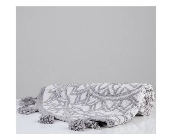 Коврик Irya Layla gri серый 100x100 (svt-2000022260763), Цвет: серый, Размер: Ø100, изображение 2