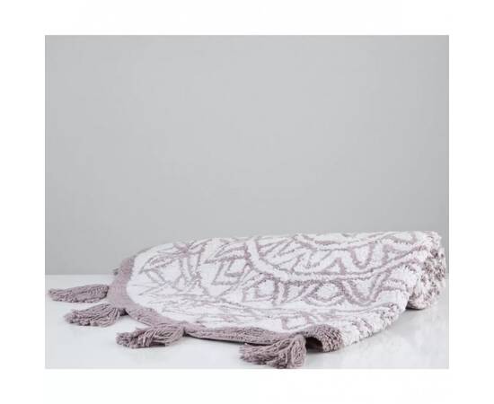 Коврик Irya Layla stone 100x100 (svt-2000022260770), Цвет: сиреневый, Размер: Ø100, изображение 2