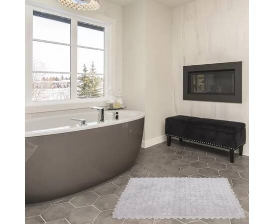 Набор ковриков Irya Garnet gri серый 55x85+35x55 (svt-2000022260688), Цвет: серый, Размер: 55x85, изображение 4