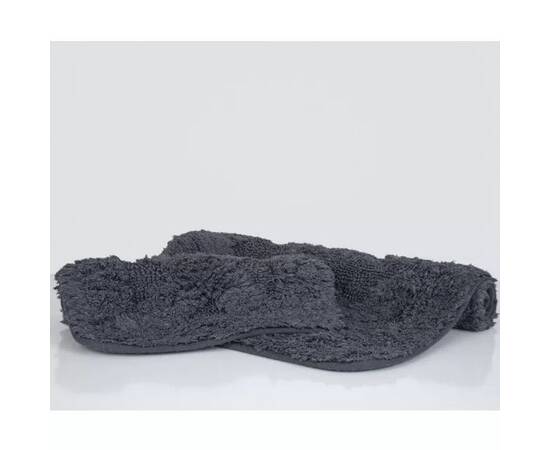 Набор ковриков Irya Burns antrasit (Taslama) антрацит 60x90+40x60 (svt-2000022265713), Цвет: антрацитовый, Размер: 60x90, изображение 2