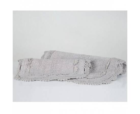 Набор ковриков Irya Darya gri серый 60x90+40x60 (svt-2000022264563), Цвет: серый, Размер: 60x90, изображение 3