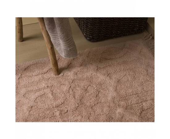 Набор ковриков Irya Jebel somon лососевый 60x90+40x60 (svt-2000022264600), Цвет: персиковый, Размер: 60x90, изображение 4