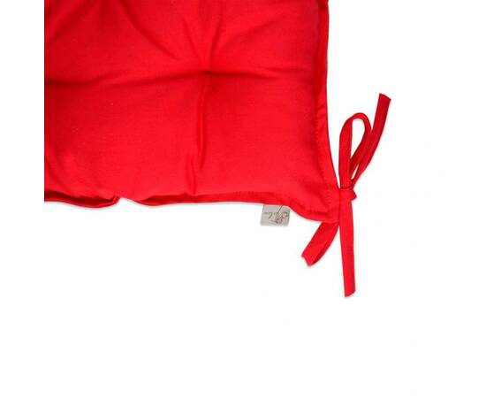 Подушка на стілець 40х40 Червона Прованс (017655), Колір: червоний, Розмір: 40x40, зображення 2