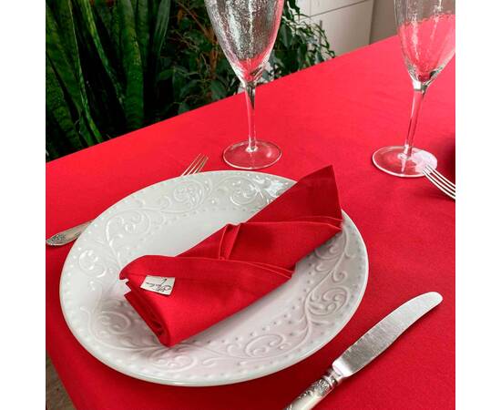 Серветка 35х45 червона Прованс (017634), Тип: серветки, Основний колір: червоний, Форма скатертини: прямокутна, Розмір: 35x45, зображення 2