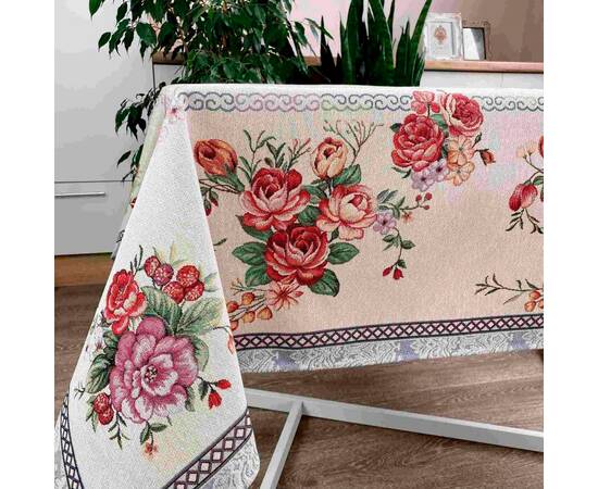 Скатерть 135х180 Manila Прованс (021804), Тип: скатерти, Цвет: розовый, Форма скатерти: прямоугольная, Размер: 135x180, изображение 2