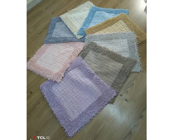 Набор ковриков MOSSO 50х60 и 60х100 кремовый Zeron (16795), изображение 2