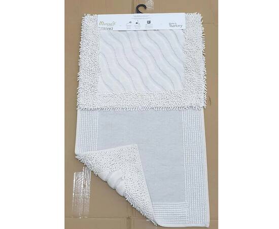 Набор ковриков MOSSO 50х60 и 60х100 кремовый Zeron (16795), изображение 4