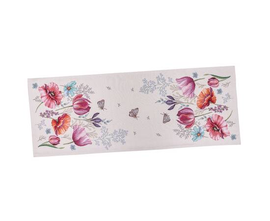 Наперон гобеленовий 45х140 (RUNNER1002-45) LiMaSo, Тип: дорожки (раннеры), Цвет: сиреневый, Форма скатерти: прямоугольная, Размер: 45x140, изображение 2