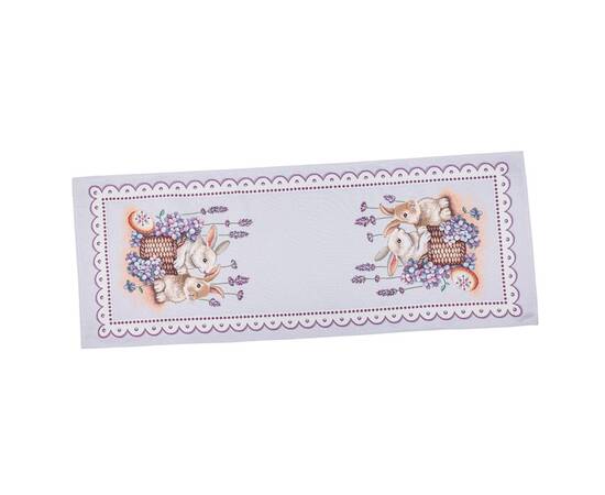 Наперон гобеленовий 37х100 (RUNNER1018-37) LiMaSo, Тип: доріжки (раннери), Основний колір: бузковий, Форма скатертини: прямокутна, Розмір: 37x100, зображення 2